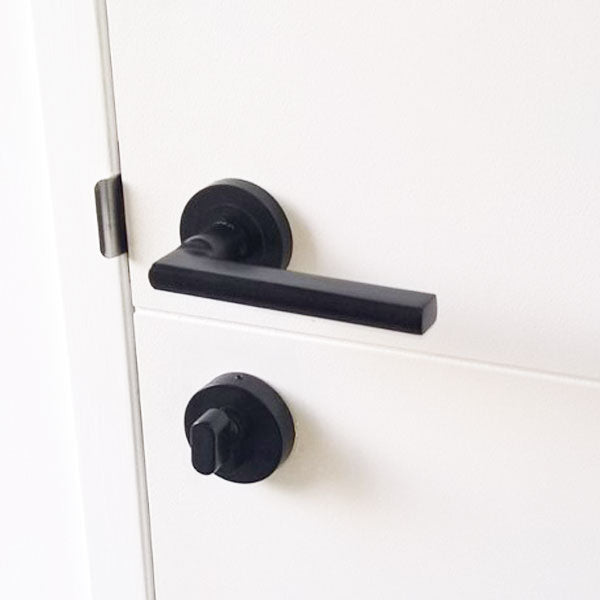Zanda Matte Black Jura Elite Round Slimline Single Cylinder Deadbolt