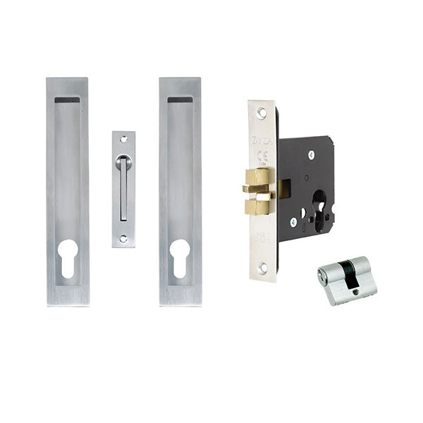 Zanda Verve Sliding Door Lock Kit Stainless Steel online at The Blue Space