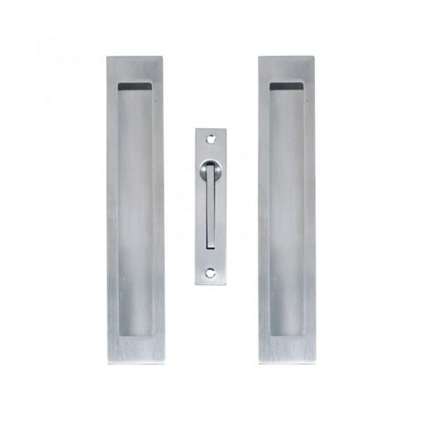 Zanda Verve Flush Pull Handle Kit Stainless Steel - The Blue Space