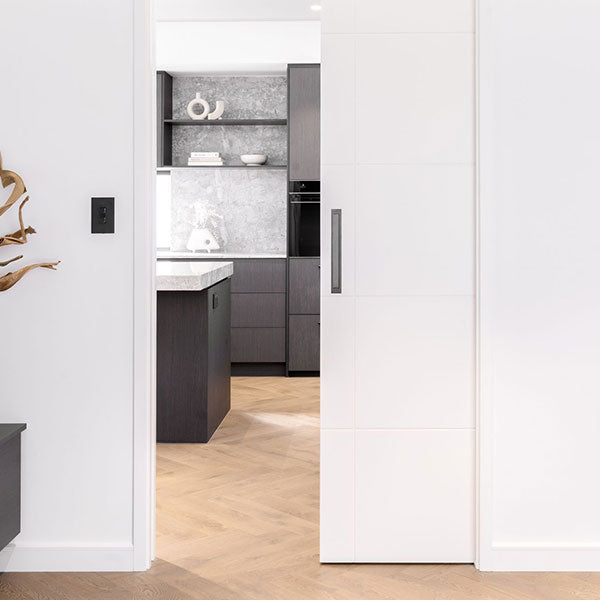 Zanda Verve Flush Pull Handle Graphite Nickel 300mm