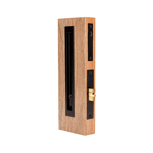 Zanda Verve Sliding Door Lock Kit Matte Black