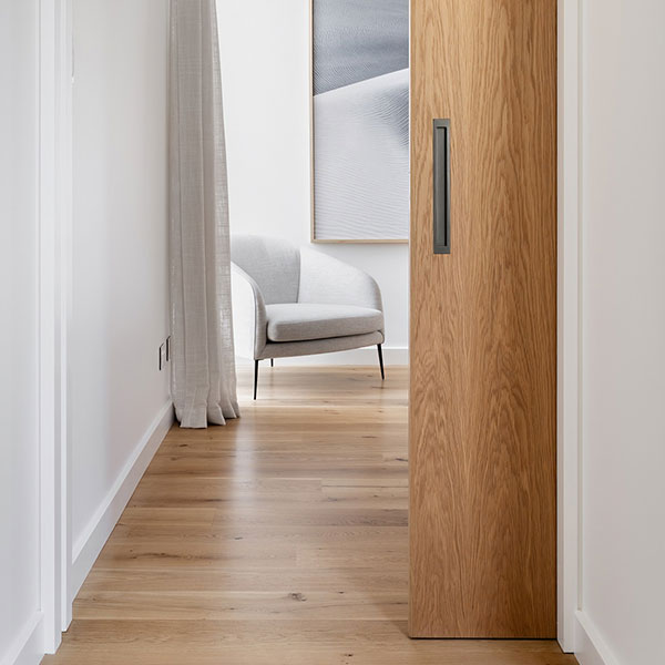 Zanda Verve Flush Pull Kit Matte Black online at The Blue Space | Designer Sliding Door Handles